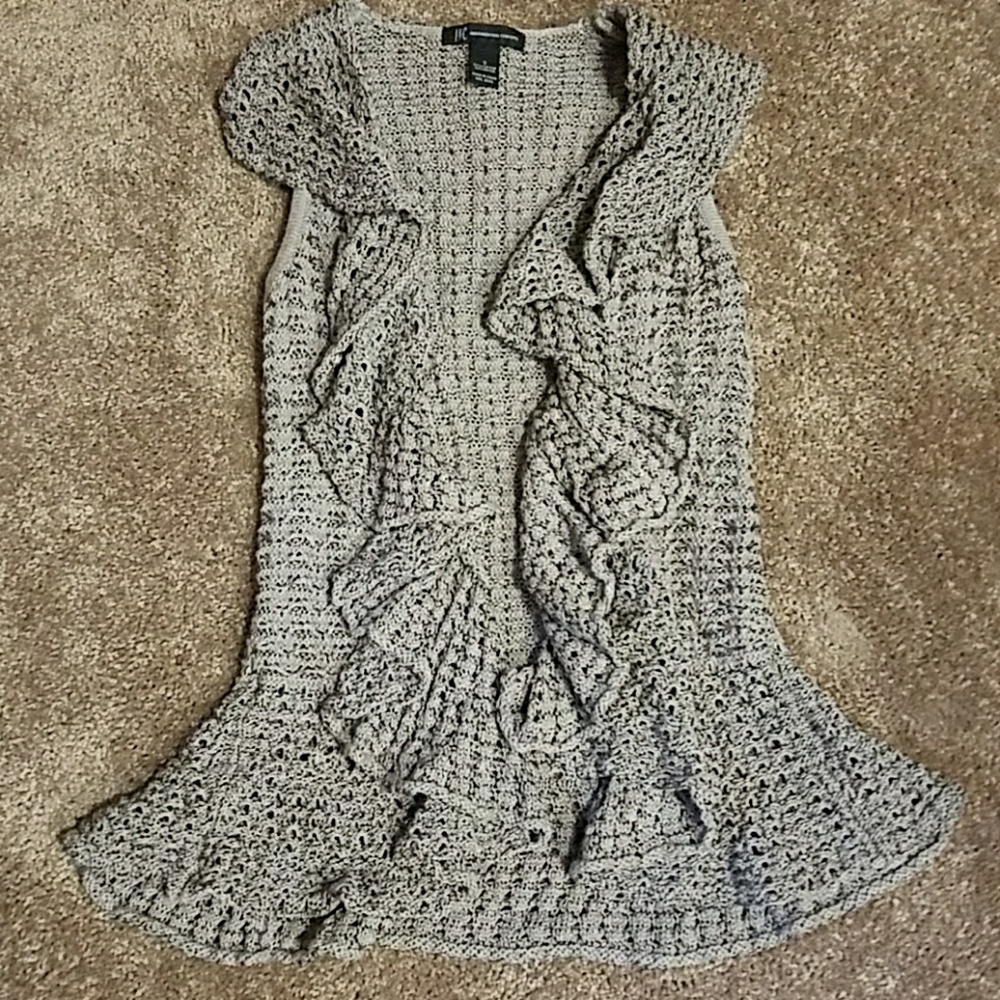 INC Cardigan Vest